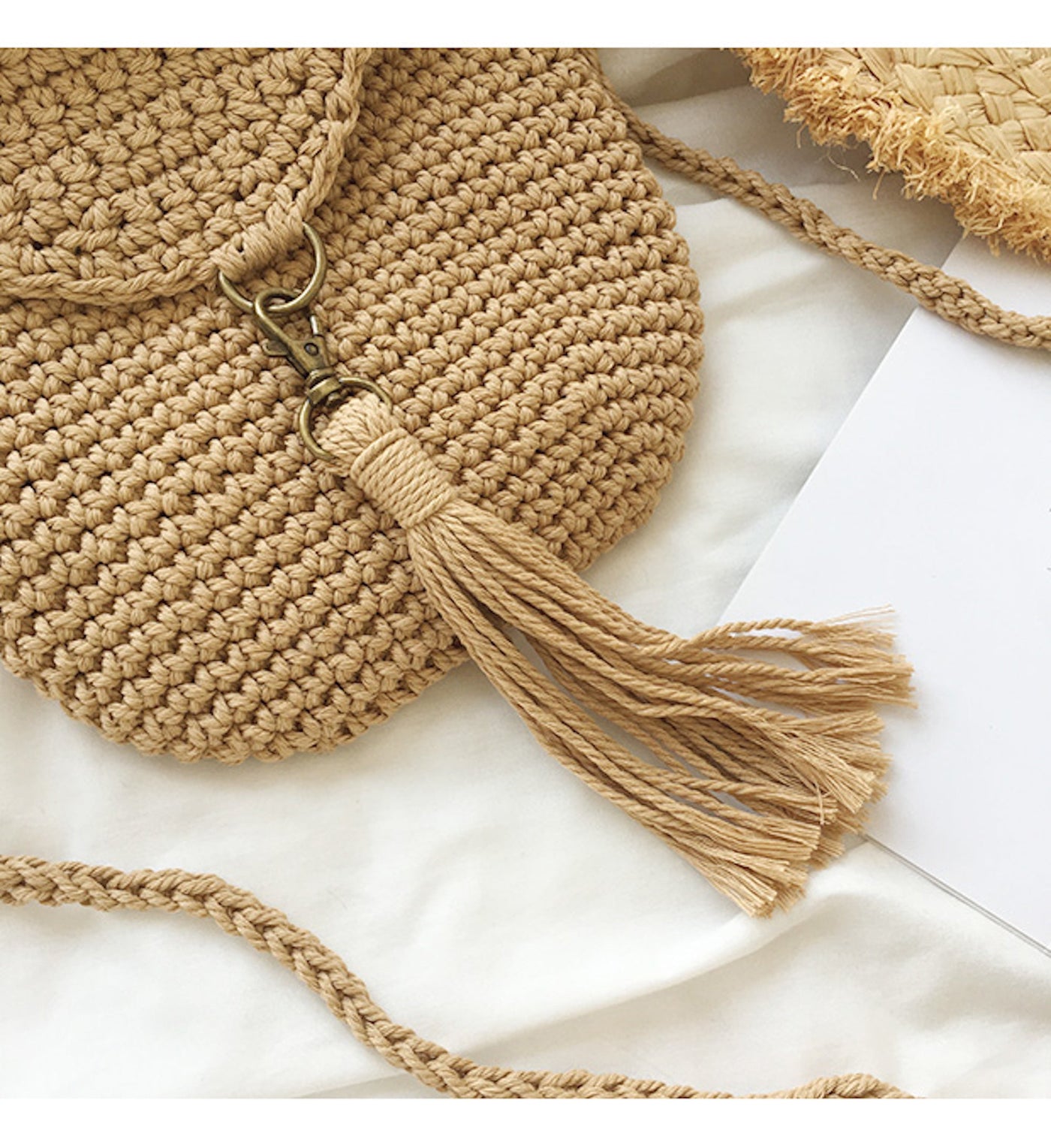 Women’s Handmade Crochet Mini Purse with Tassel Crossbody Bag for Boho Everyday Style & Gifts