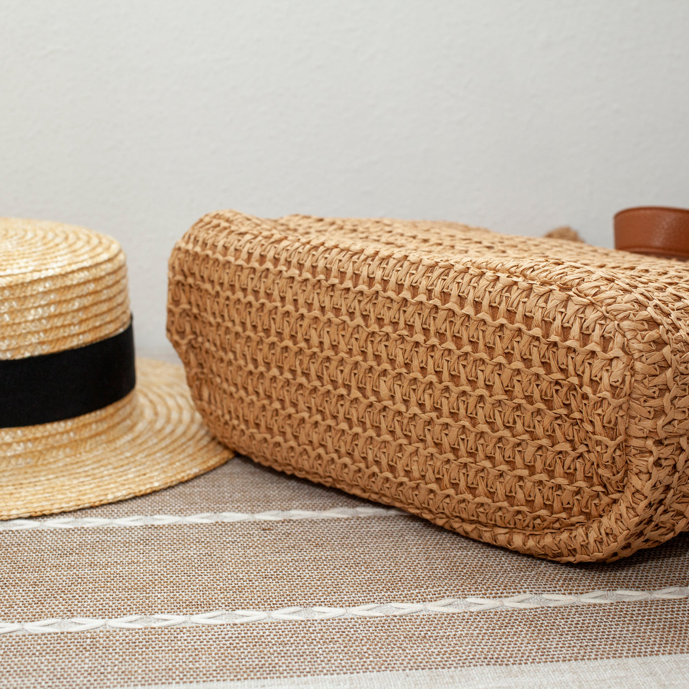Women’s Large Straw Tote for Beach, Vacation & Summer Outfits