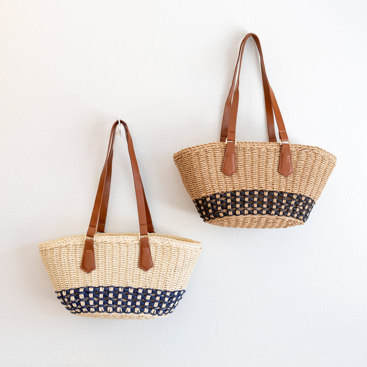 Women’s Handmade Summer Straw Basket Bag Beach Handbag for Beach, Vacation & Summer Outfits