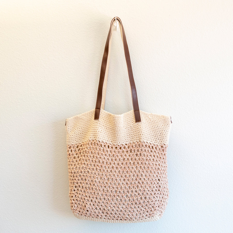 Women’s Crochet Cotton Handmade Retro Woven Shoulder Bag for Boho Everyday Style & Gifts
