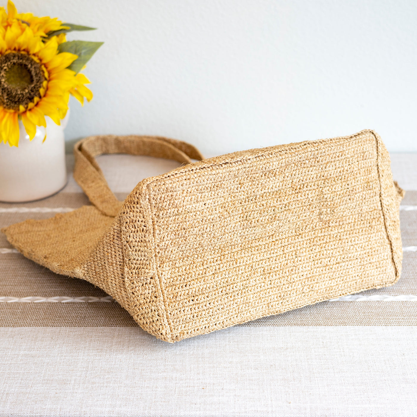 Women’s Soft Raffia Woven Summer Straw Shoulder Bag Tote Bag for Beach, Vacation & Summer Outfits