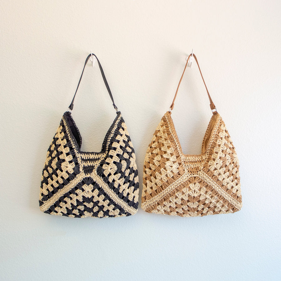 Women’s Straw Woven Shoulder Bag Tote Bag for Beach, Vacation & Summer Outfits
