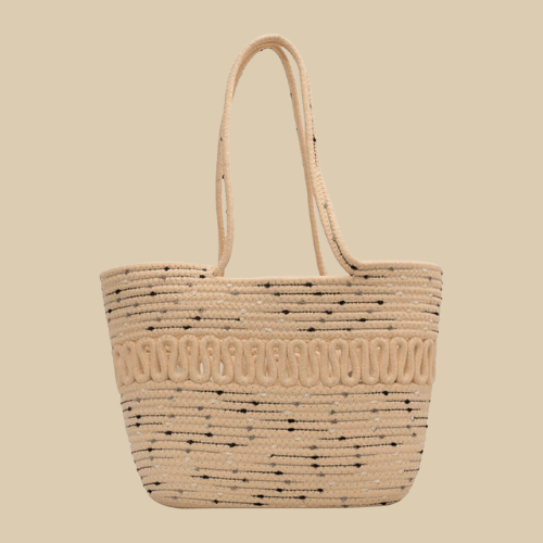 Straw Summer Bag for Women, Natural Summer Vacation Purse, styled as a SheSelects summer accessory