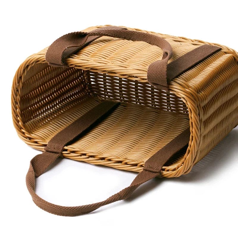Wicker Handbag for Women, Natural Woven Summer Purse, styled as a SheSelects summer accessory