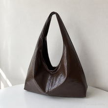 Große Slouchy Hobo-Tasche aus veganem Leder für den Alltag