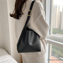 Small Vegan Leather Tote Bag, Soft Shoulder Purse, Everyday Handbag for Women