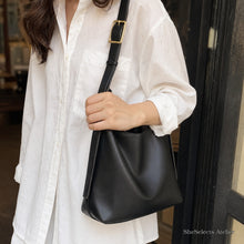 Small Vegan Leather Tote Bag, Soft Shoulder Purse, Everyday Handbag for Women