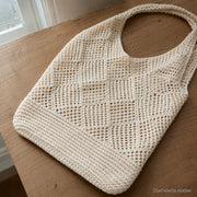 SheSelects Atelier gallery refresh 2026-08-01 | Large Crochet Tote Bag | handle base apricot