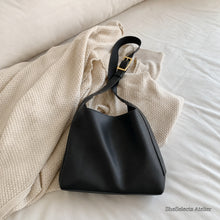 Small Vegan Leather Tote Bag, Soft Shoulder Purse, Everyday Handbag for Women