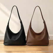 Soft Vegan Leather Hobo Bag, Large Everyday Shoulder Purse for Women | two colors | SheSelects Atelier