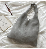 Women’s Retro Cotton Knitted Shoulder Bag for Boho Everyday Style & Gifts