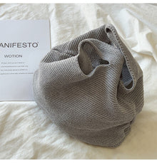 Women’s Crochet Cotton Retro Style Knit Handbag Shoulder Bag for Boho Everyday Style & Gifts