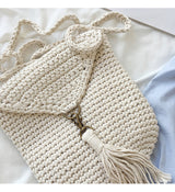 Women’s Handmade Crochet Mini Purse with Tassel Crossbody Bag for Boho Everyday Style & Gifts