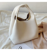 Women’s Soft Leather Bucket Shoulder Bag for Everyday City Outfits