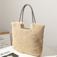 Strand-Strohtasche für Damen für Strand, Urlaub und Sommer-Outfits