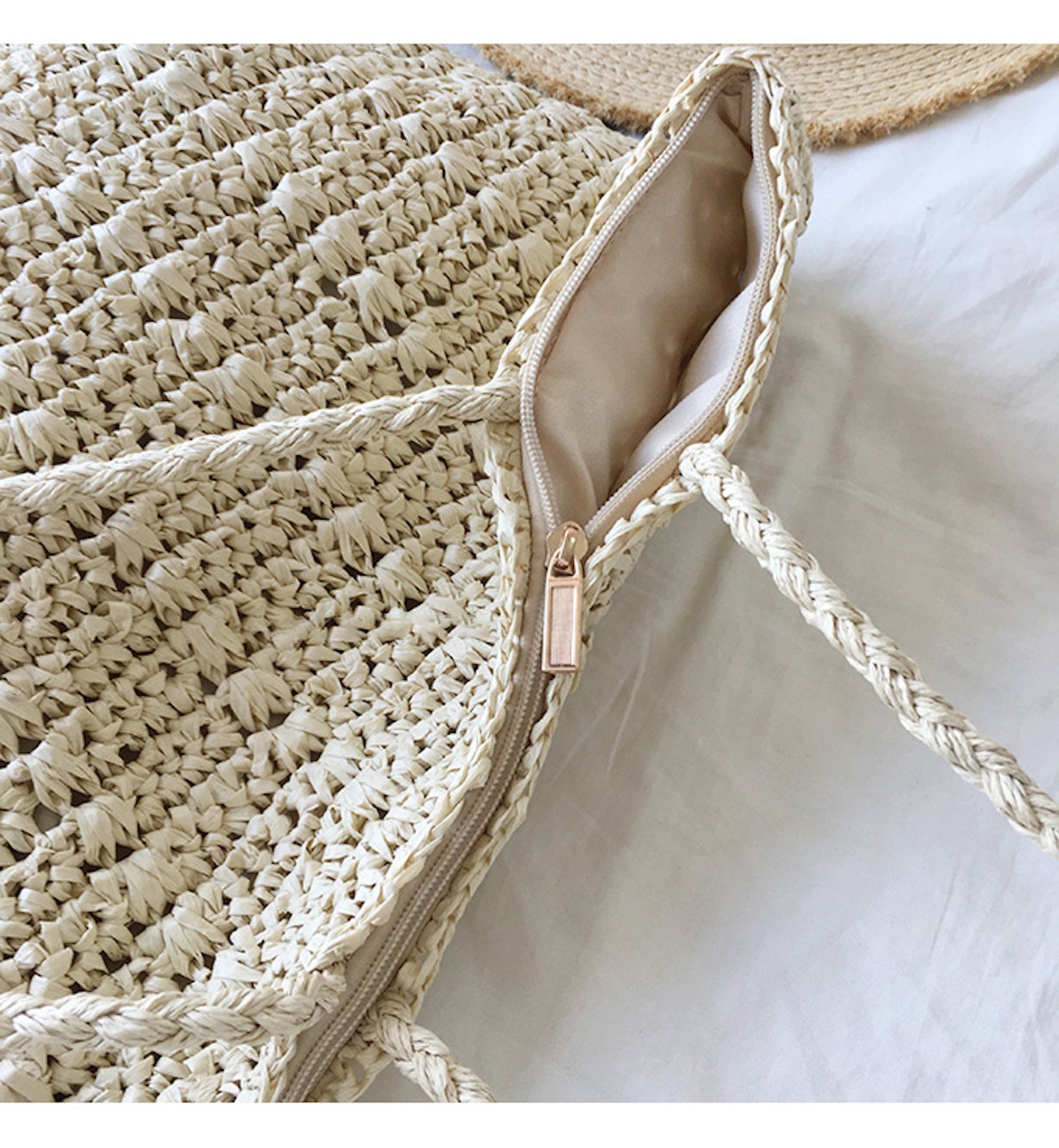Women’s Lightweight Straw Woven Square Tote Bag for Beach, Vacation & Summer Outfits