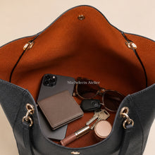 Grand sac cabas souple en cuir vegan pour femme