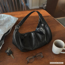 Sac vintage à l'épaule, sac hobo souple pour femme