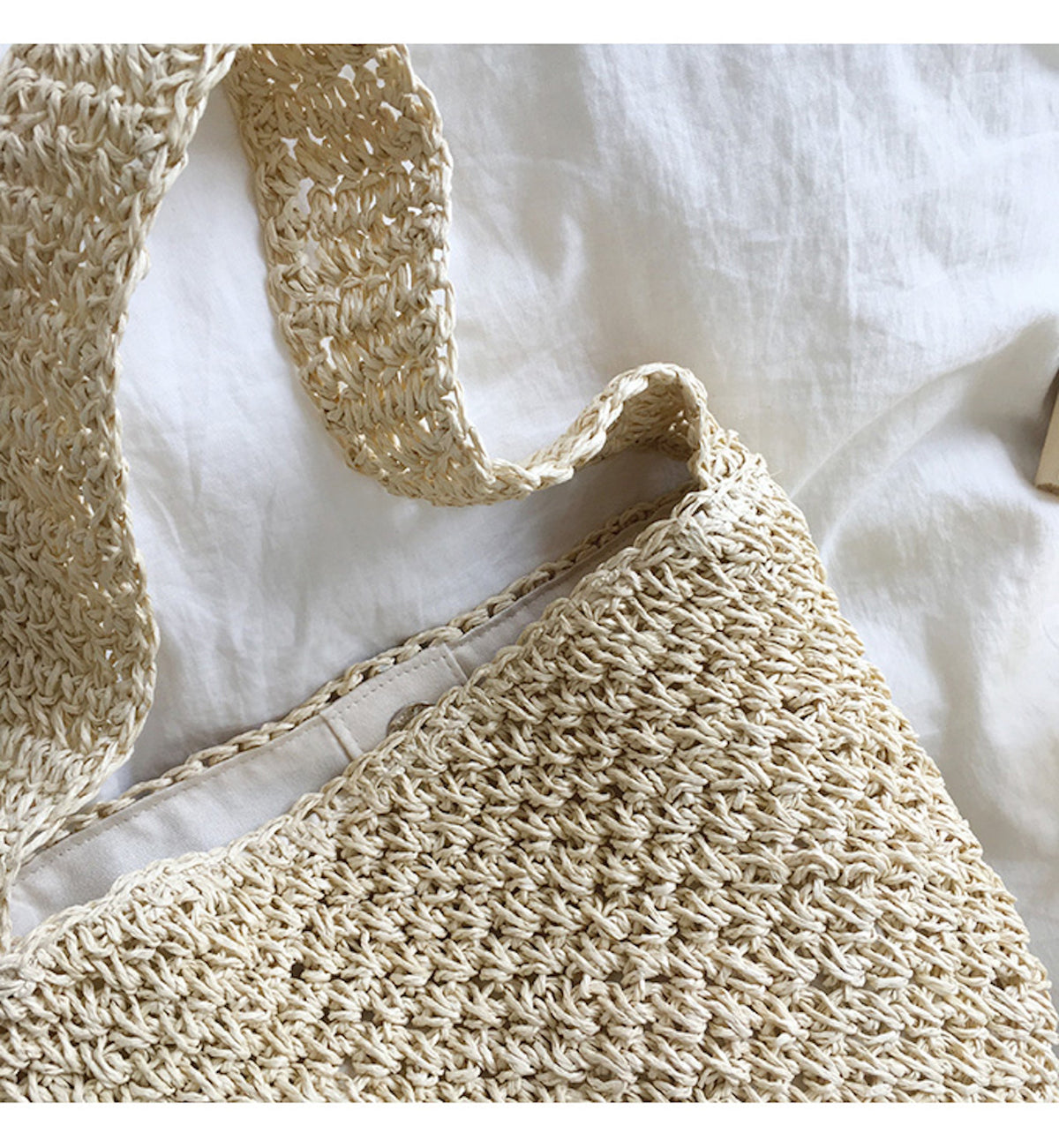 Women’s Straw Shoulder Bucket Bag for Beach, Vacation & Summer Outfits