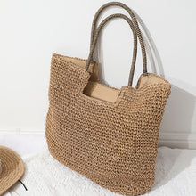 Strand-Strohtasche für Damen für Strand, Urlaub und Sommer-Outfits