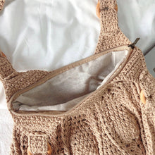 Women’s Retro Artsy Twist Cotton Knitted Bag Shoulder Bag for Boho Everyday Style & Gifts