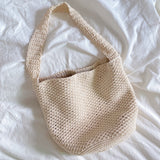 Women’s Retro Style Minimalistic Cotton Bucket Bag for Boho Everyday Style & Gifts