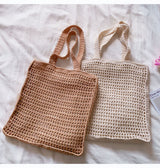 Women’s Handmade Crochet Large Fishnet Tote for Boho Everyday Style & Gifts