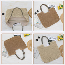 Strand-Strohtasche für Damen für Strand, Urlaub und Sommer-Outfits