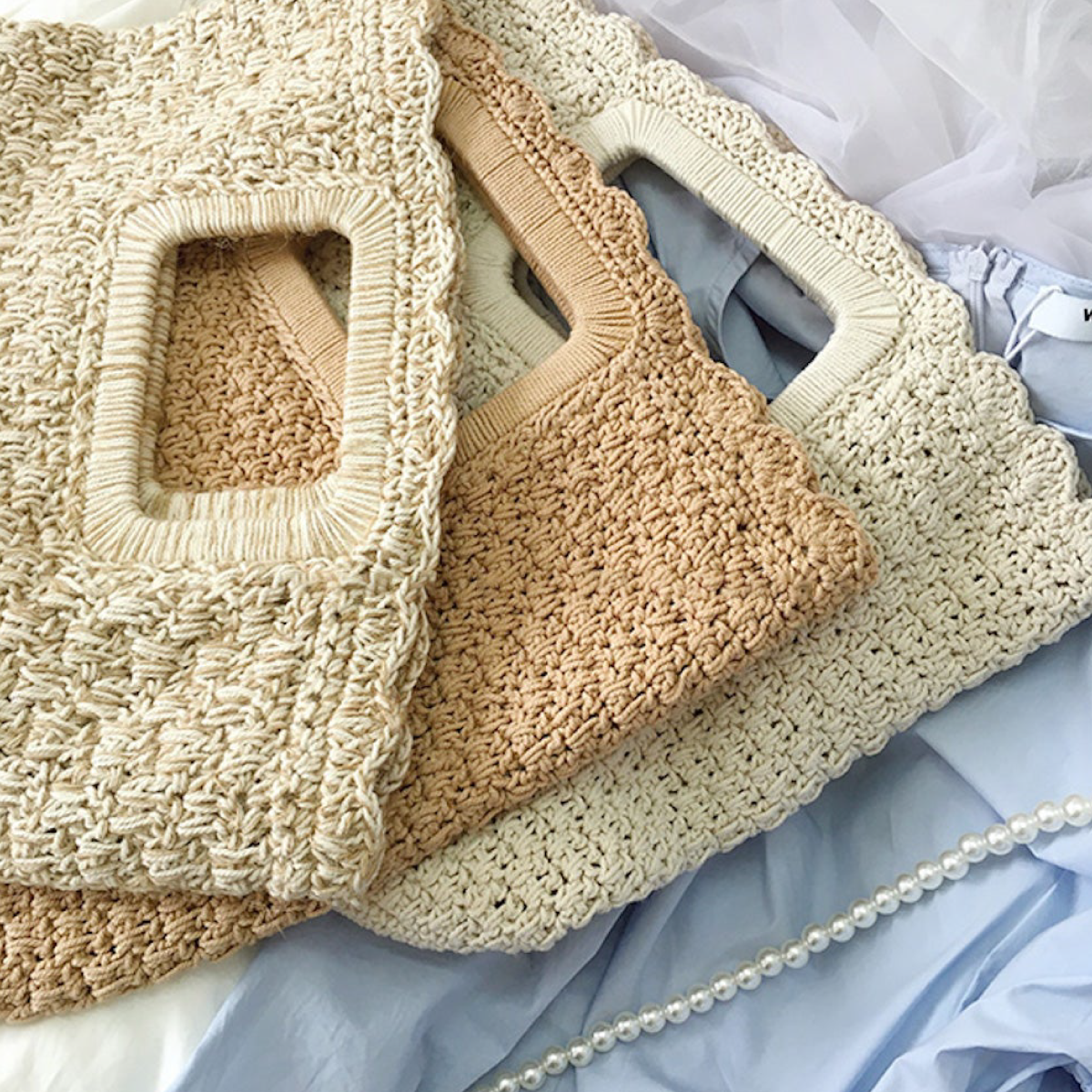 Women’s Harajuku Style Cotton Top Handle Tote Bag for Boho Everyday Style & Gifts