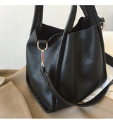 Women’s Ultra Soft Leather Bucket Bag for Everyday City Outfits