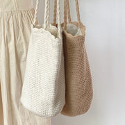 Women’s Cotton Woven Shoulder Bag Tote Bag for Boho Everyday Style & Gifts