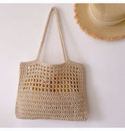 Women’s Simple Retro Crochet Shoulder Bag Messenger Bag for Boho Everyday Style & Gifts