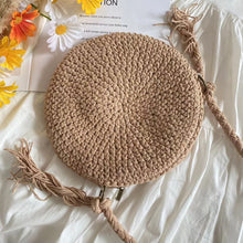 Women’s Crochet Smiley Face Round Bag Purse for Boho Everyday Style & Gifts