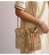 Women’s Crochet Floral Crossbody Bag for Boho Everyday Style & Gifts