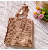 Women’s Handmade Crochet Large Fishnet Tote for Boho Everyday Style & Gifts