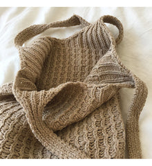 Women’s Retro Twist Cotton Knitted Shoulder Bag for Boho Everyday Style & Gifts
