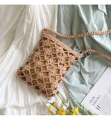 Women’s Crochet Shoulder Crossbody Bag for Boho Everyday Style & Gifts
