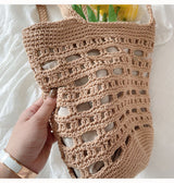 Women’s Artsy Crochet Bucket Bag for Boho Everyday Style & Gifts