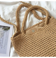 Women’s Large Crochet Cotton Bucket Bag for Boho Everyday Style & Gifts