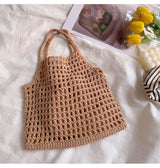 Women’s Retro Cotton Knitted Fishnet Bag Shoulder Bag for Boho Everyday Style & Gifts