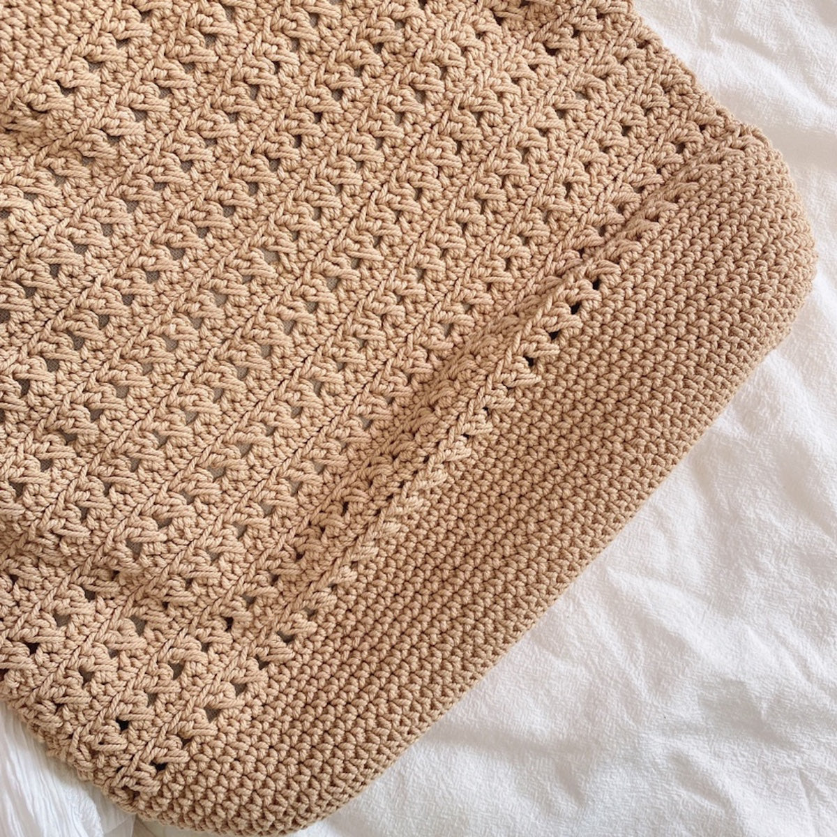 Women’s Crochet Cotton Retro Style Tote Bag for Boho Everyday Style & Gifts