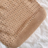 Women’s Crochet Cotton Retro Style Tote Bag for Boho Everyday Style & Gifts