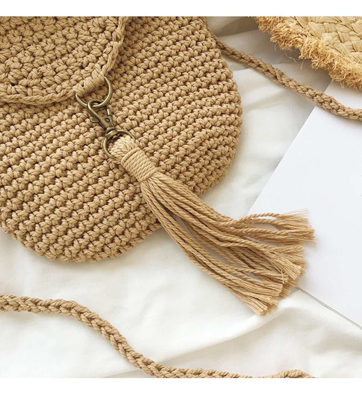 Women’s Handmade Crochet Mini Purse with Tassel Crossbody Bag for Boho Everyday Style & Gifts