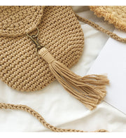 Women’s Handmade Crochet Mini Purse with Tassel Crossbody Bag for Boho Everyday Style & Gifts