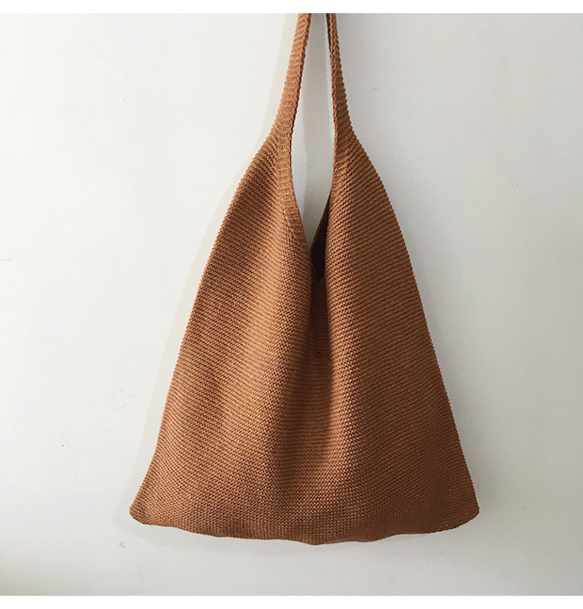 Women’s Retro Cotton Knitted Shoulder Bag for Boho Everyday Style & Gifts
