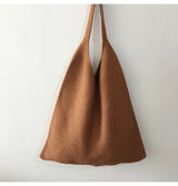 Women’s Retro Cotton Knitted Shoulder Bag for Boho Everyday Style & Gifts