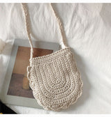 Women’s Mini Cotton Knitted Shoulder Bag Purse for Boho Everyday Style & Gifts