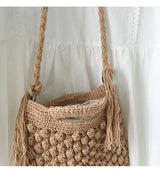 Women’s Natural Cotton Casual Shoulder Bag for Boho Everyday Style & Gifts