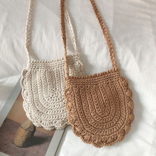 Women’s Mini Cotton Knitted Shoulder Bag Purse for Boho Everyday Style & Gifts