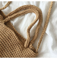 Women’s Large Crochet Cotton Bucket Bag for Boho Everyday Style & Gifts